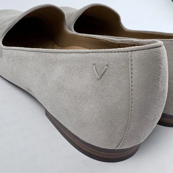 Vionic Women's Light Gray Suede Loafers - Picture 4 of 6